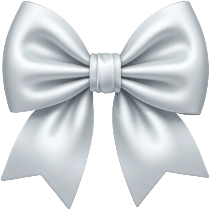 White bow  emoji