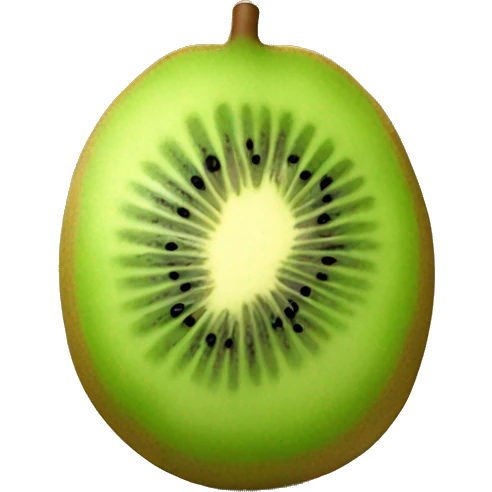 3D kiwi fruit  emoji