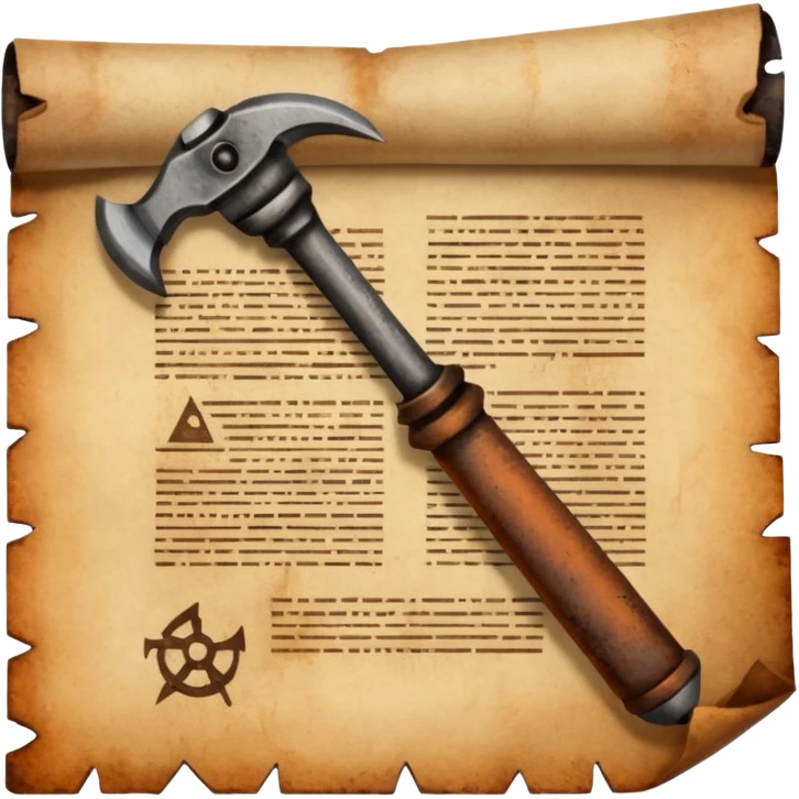 Ancient Tools + Printing Revolution emoji