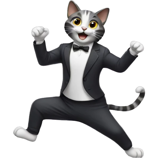 Cat dancing  emoji