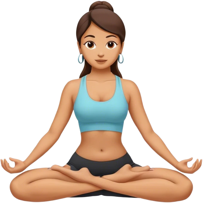 :latina-woman-doing-yoga-Utkatasan—pose: emoji