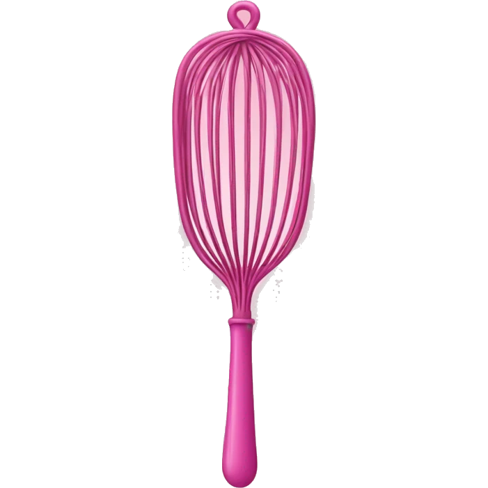 Pink whisk  emoji