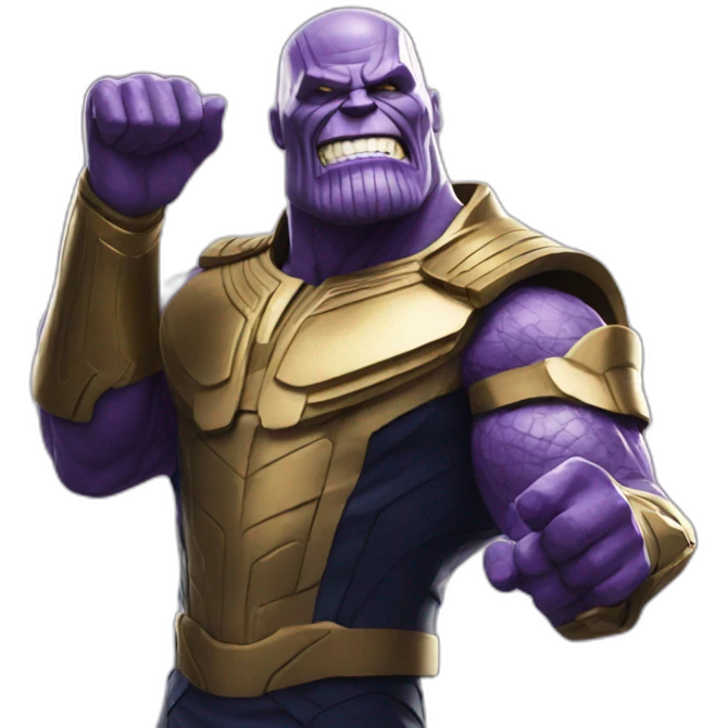 Thanos rapping emoji