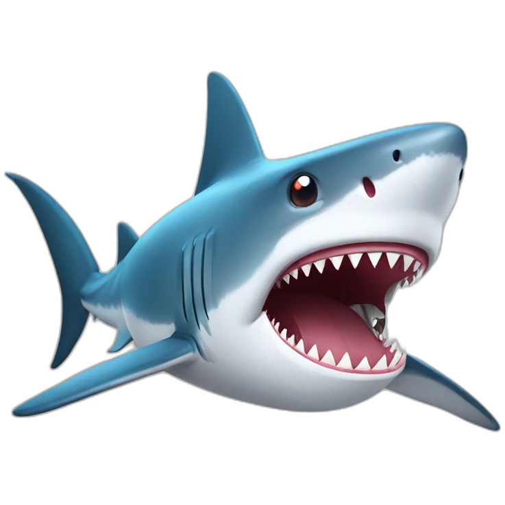Shark in china emoji