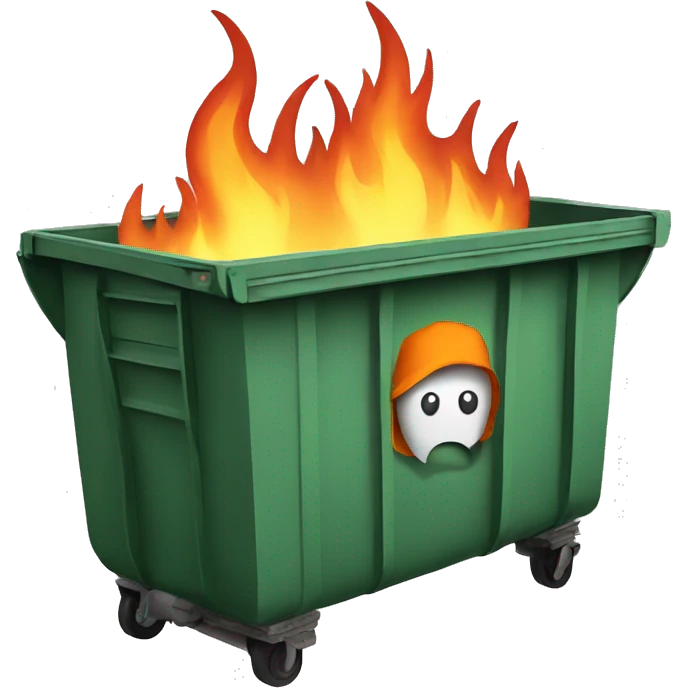 dumpster fire emoji