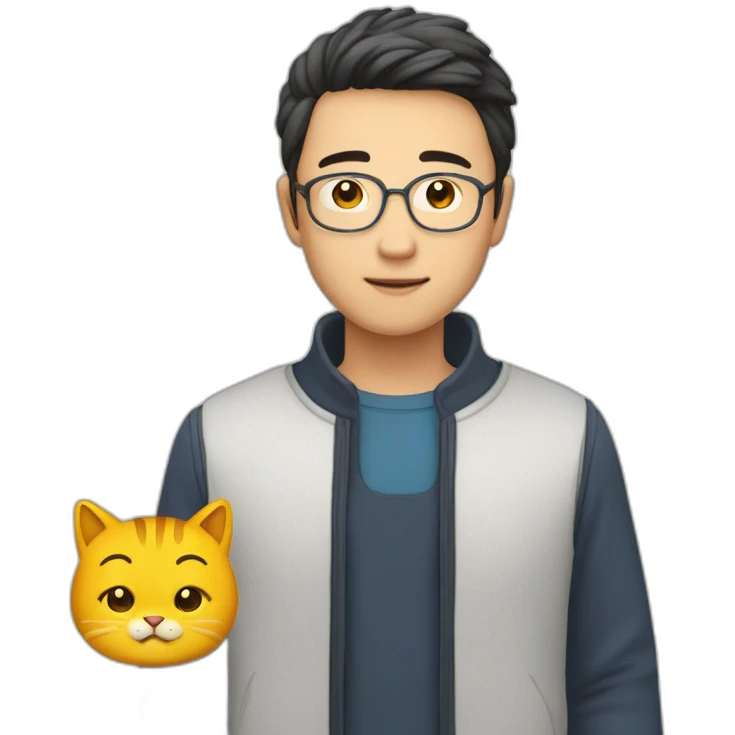 在学习的银渐层小猫 emoji