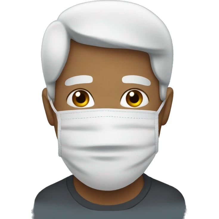 Doug wearing a mask  emoji