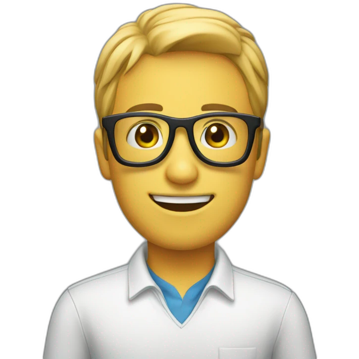 formula uno con gafas emoji