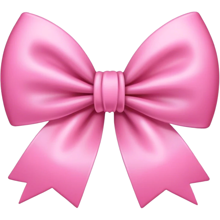 Cute pink aesthetic bow emoji