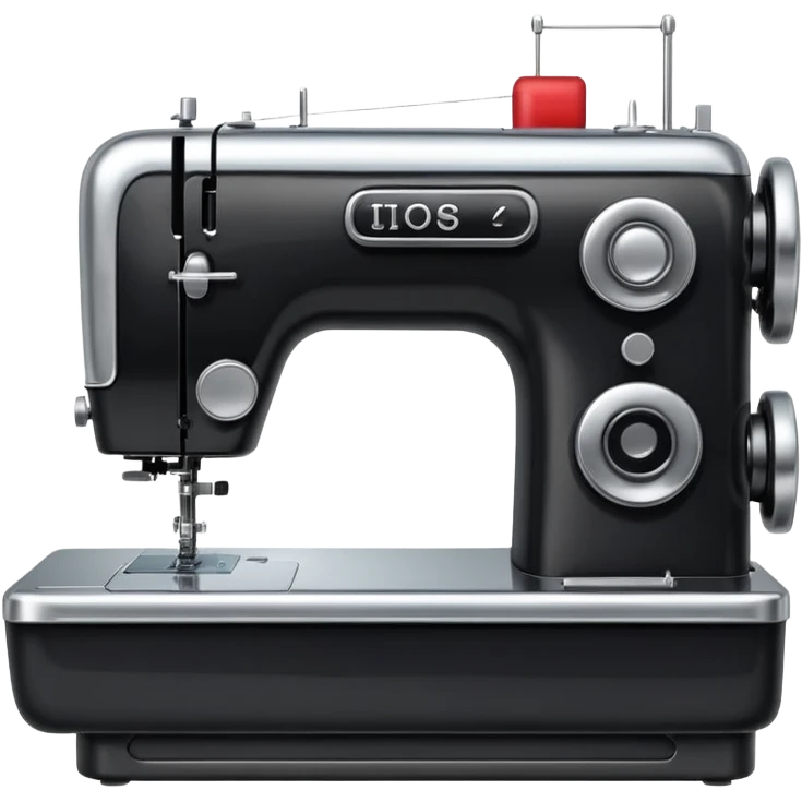 contemporary sewing machine emoji