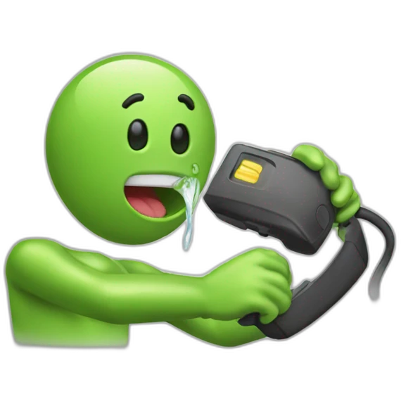 Drakelooking down pressing a phone  emoji