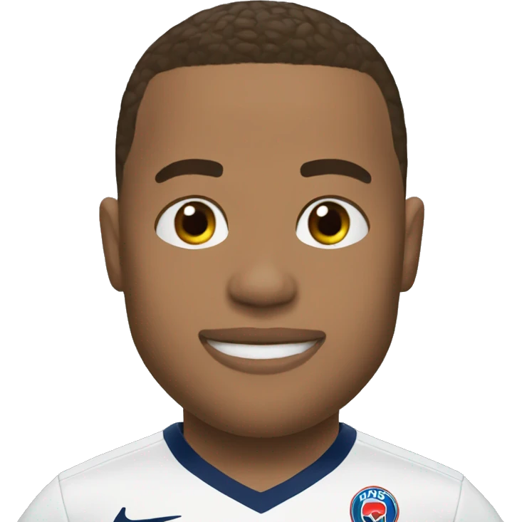 Mbappé choqué emoji