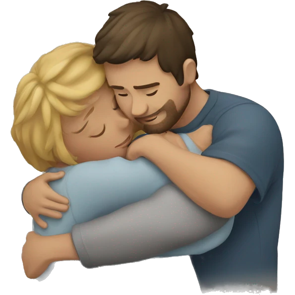 person hug home emoji