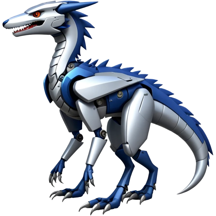 Futuristic Modern Mechanical Sergal-raptor-nargacuga-vernid emoji