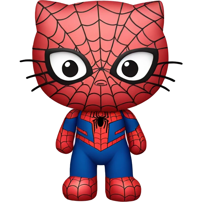 hello kitty spider-man  emoji