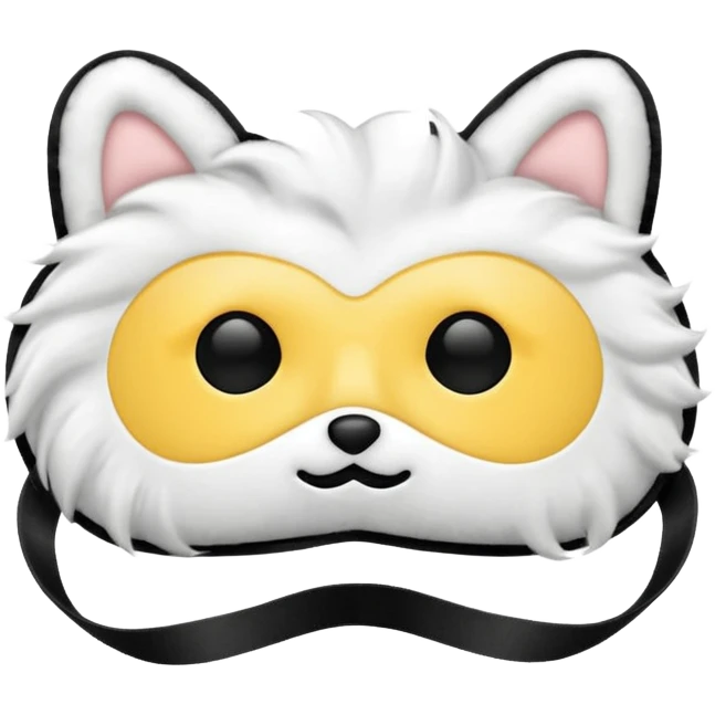 fluffy sleep mask emoji