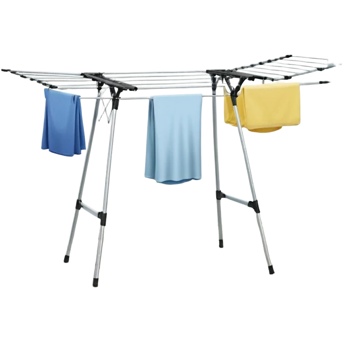 Brabantia Lift-O-Matic Outdoor 4 Arm Clothesline (197 ft/Ø 1.8") Height Adjustable, Folding Clothes Drying Rack emoji