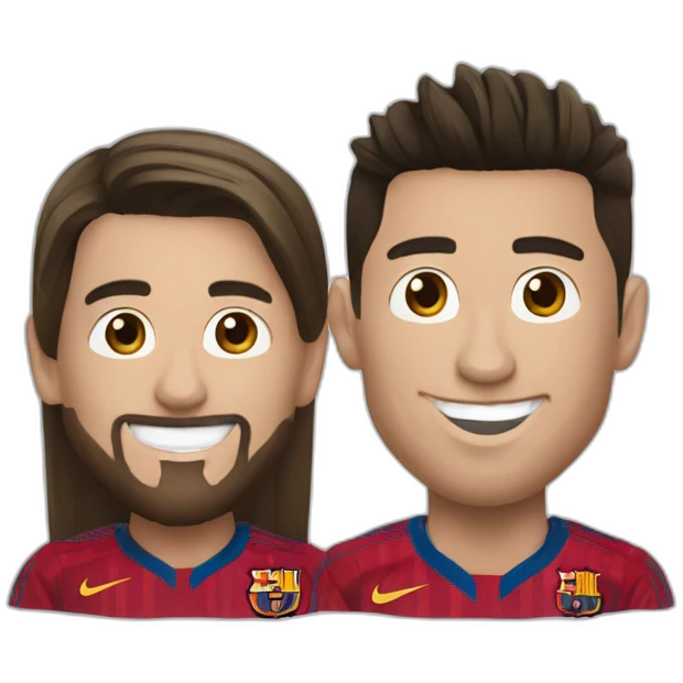 Ronaldo et Messi emoji