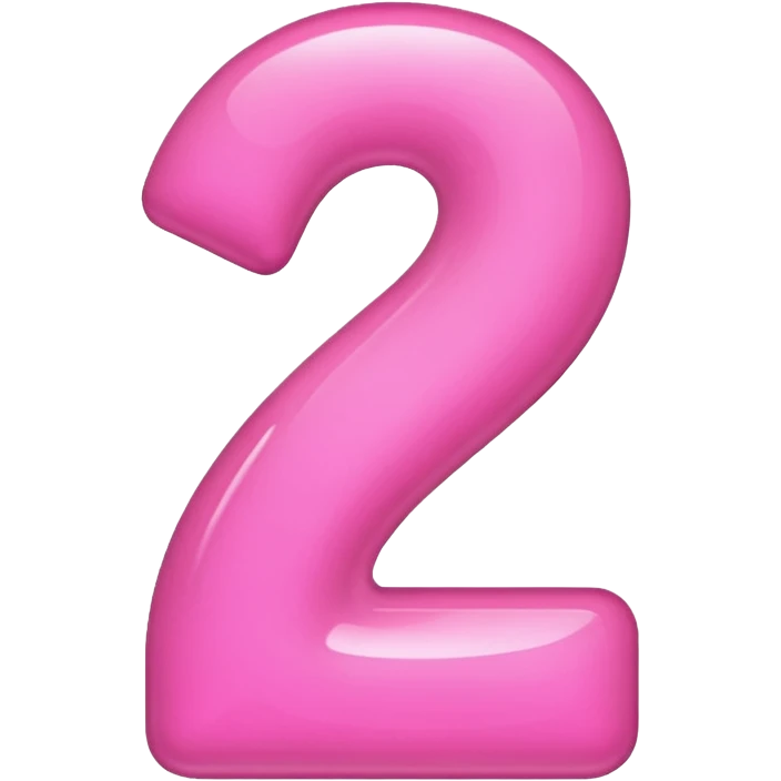 number 4 in pink emoji