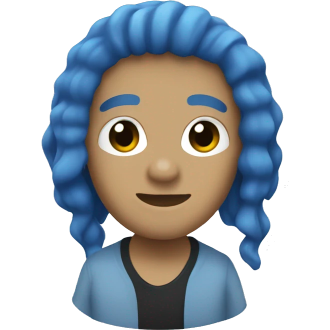 blue vinyl  emoji