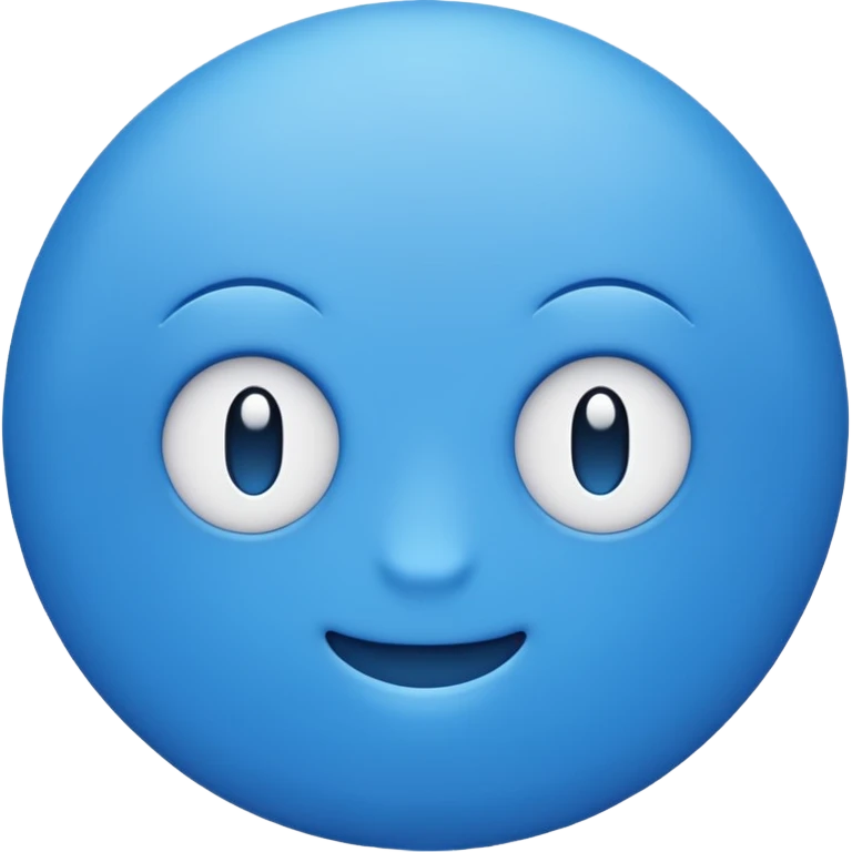 BLUE CIRCLE emoji
