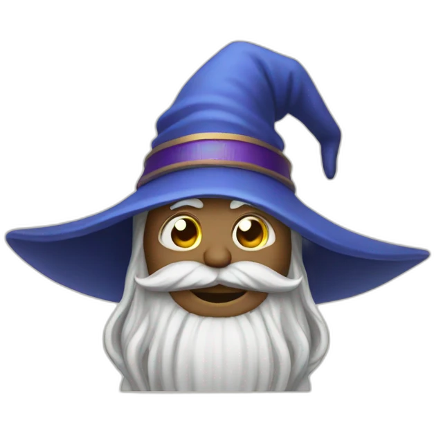 wizard with instagram logo emoji