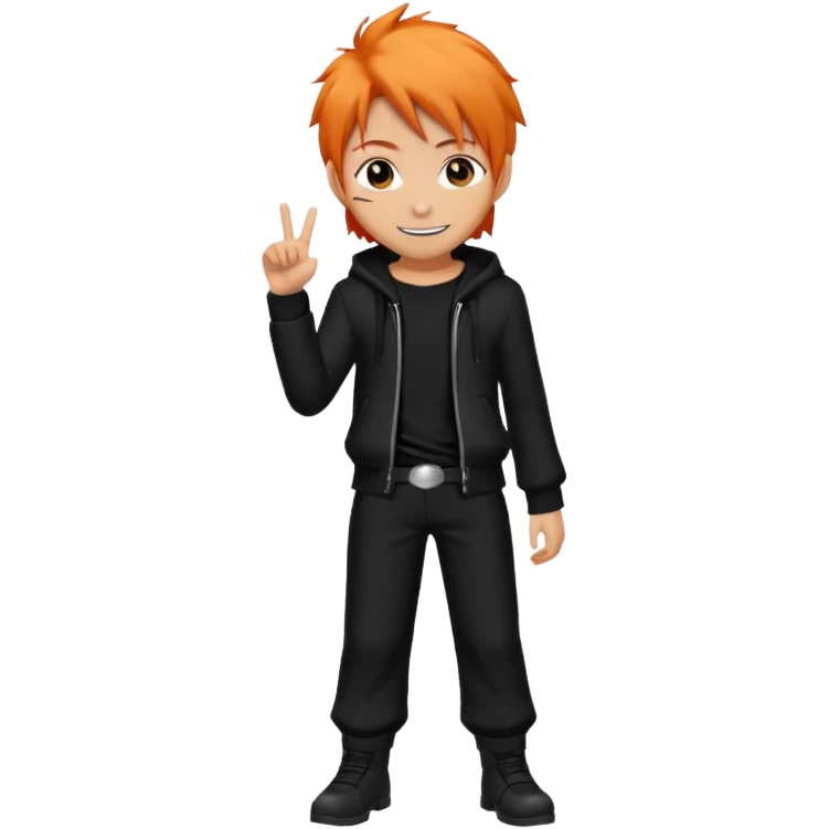 Ichigo Kurosaki rocking emoji