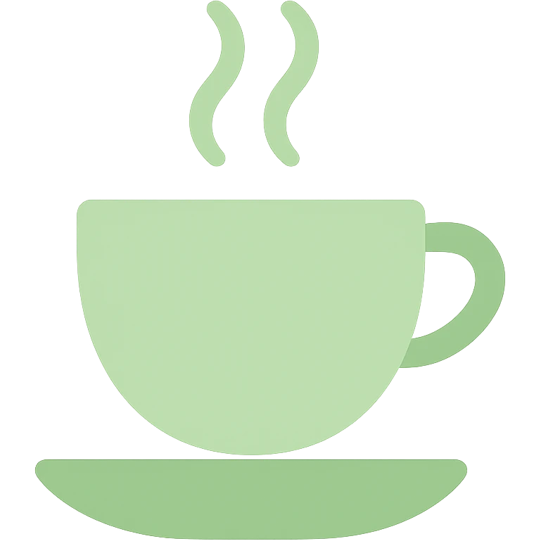 pale green steamed cup emoji