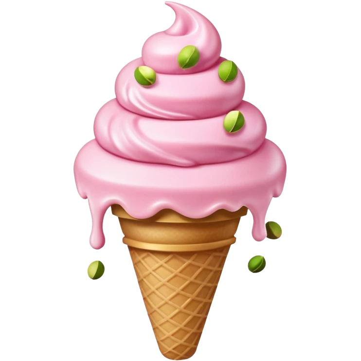 Pink Ice corram pistachio emoji