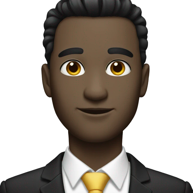 white skin black hair groom emoji
