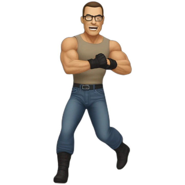 Jeanclaude-vandamme-kick emoji