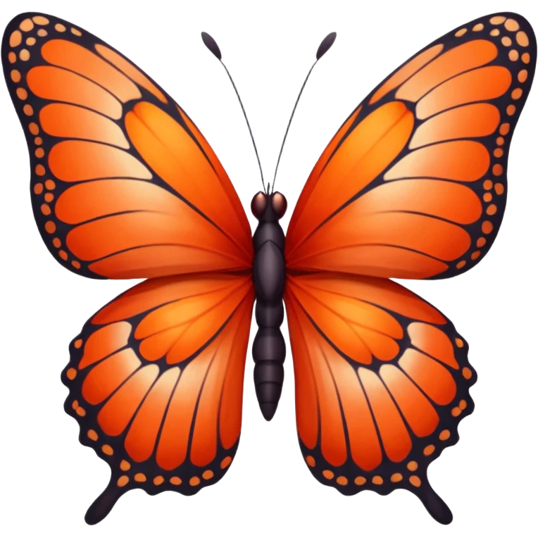 Red butterfly emoji