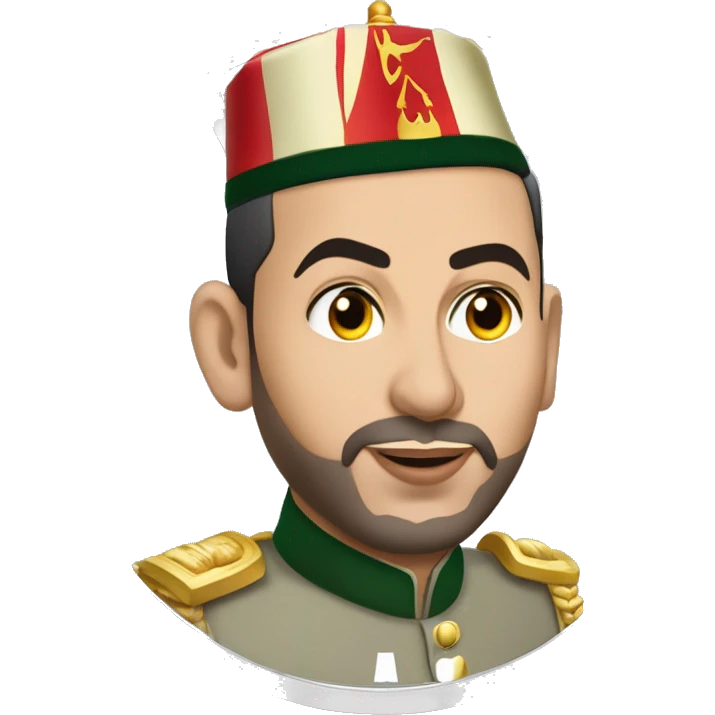 Mohammed VI montre le numéro 106 emoji