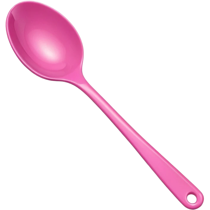 pink spoon emoji