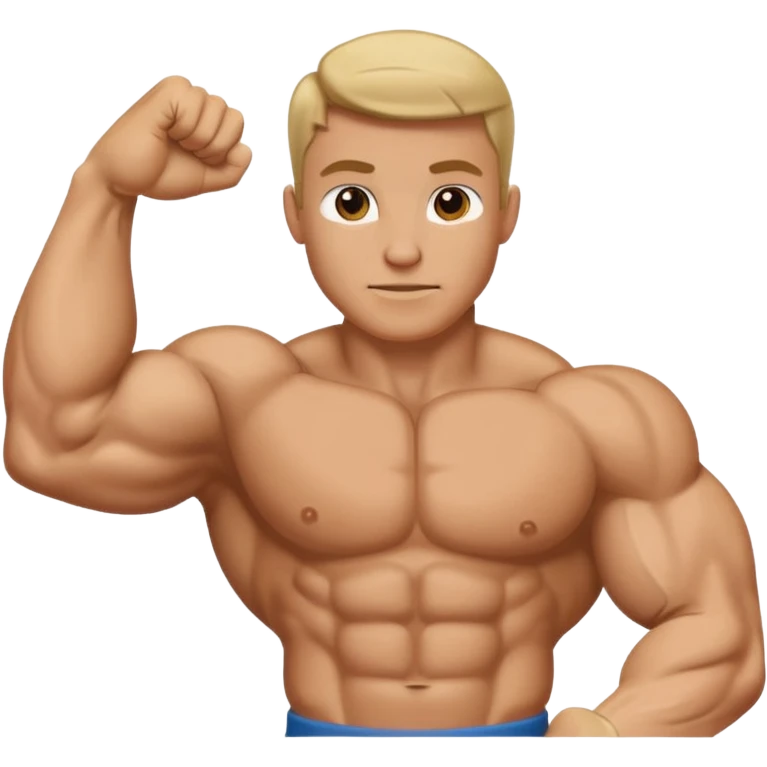 flexing bicep with arm curled (bicep only) emoji