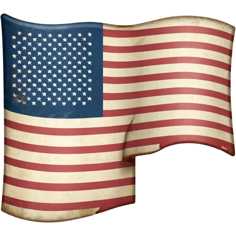 Upside down American flag emoji