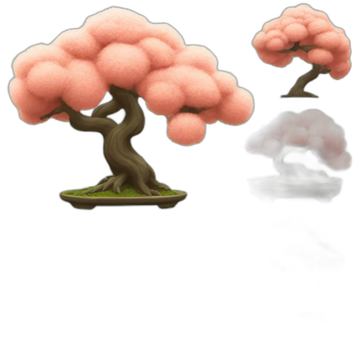 fluffy bonsai emoji