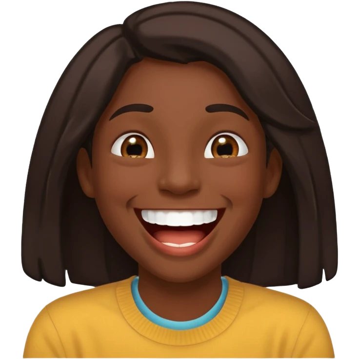 Lufy louthing and a  text pop up saying LOL  emoji