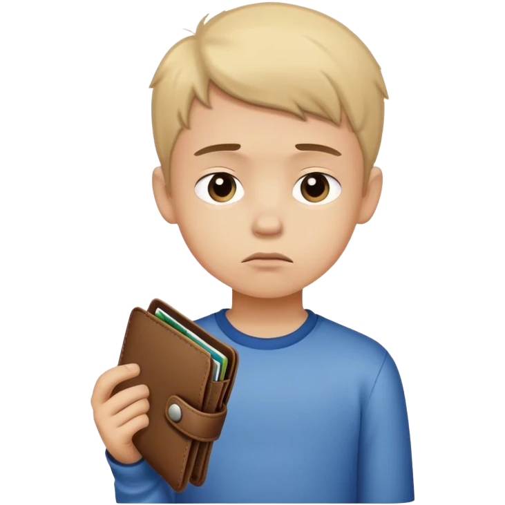 boy looses all his money emoji