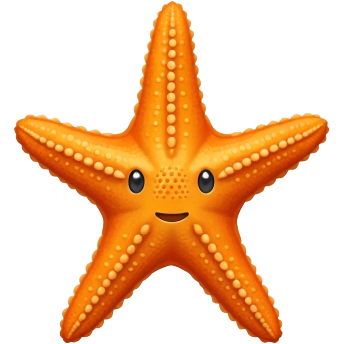 Estrella de mar normal sin rostro emoji