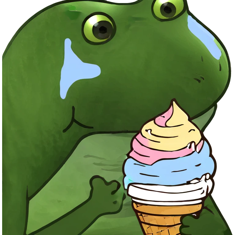Ice cream cookie sandwich  emoji