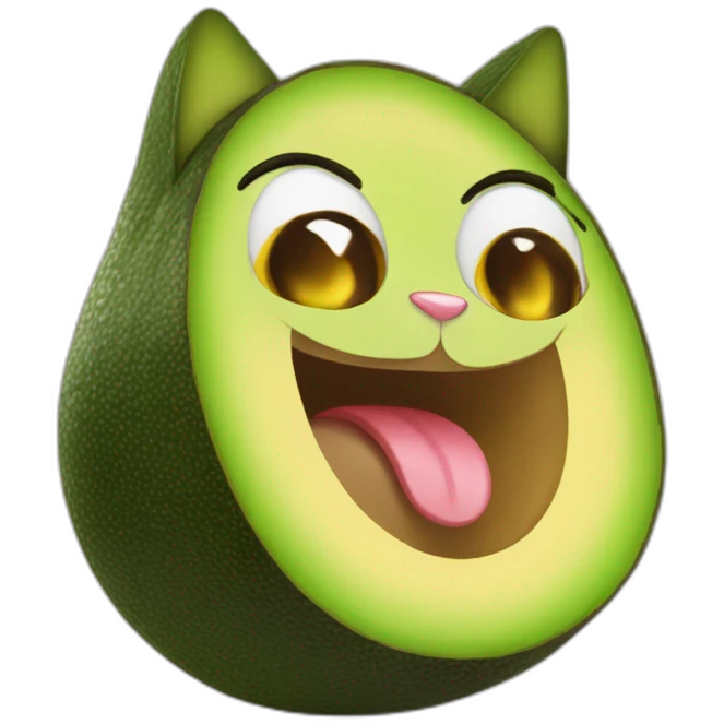 avocado cat emoji