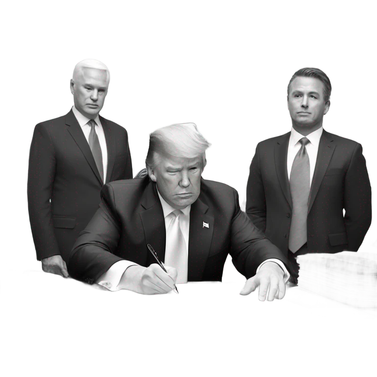 trump sign executive order emoji