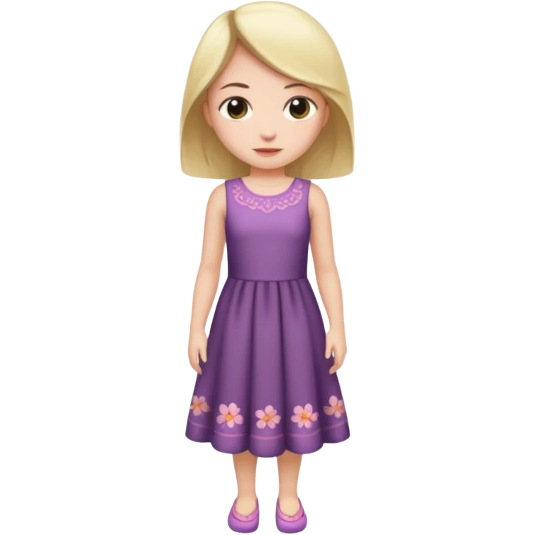 Naked girl with whole body emoji