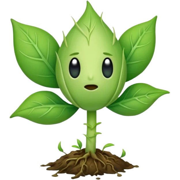 росток увядает
 emoji