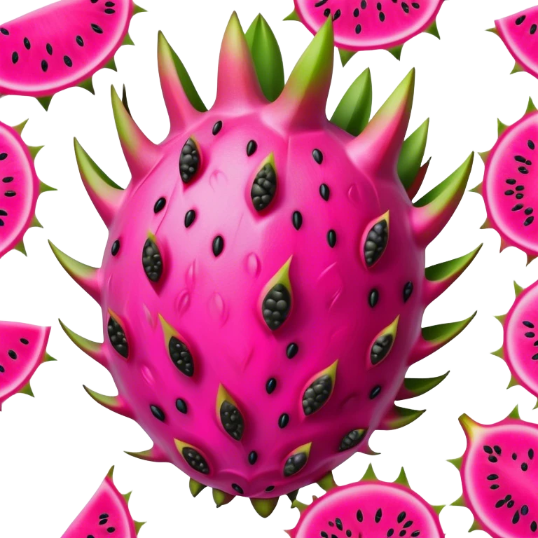 Dragonfruit Slice emoji