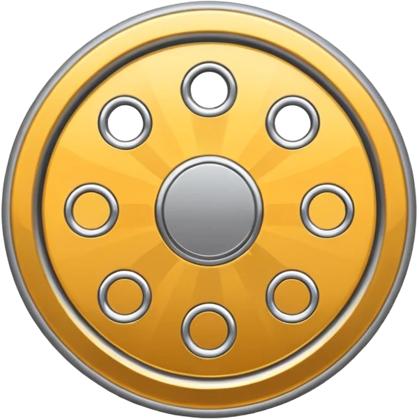 Genrate for me a settings wheel like an iphone emoji