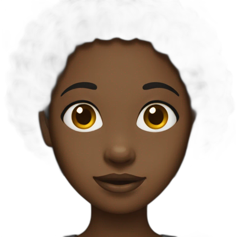  Black girl  emoji