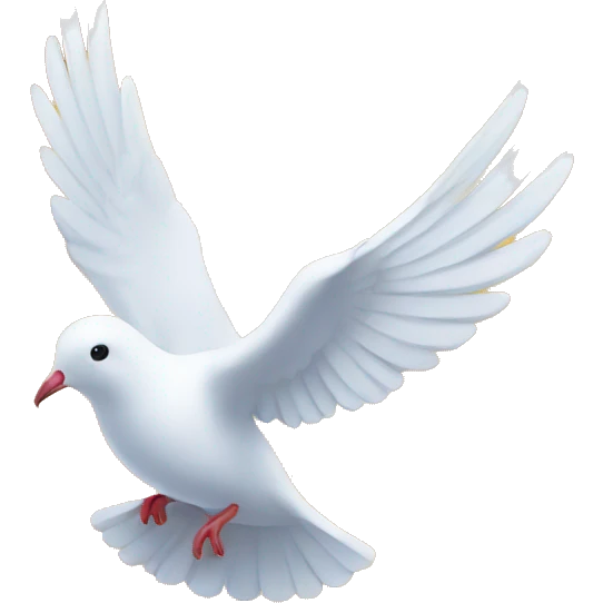 Holy Spirit dove emoji