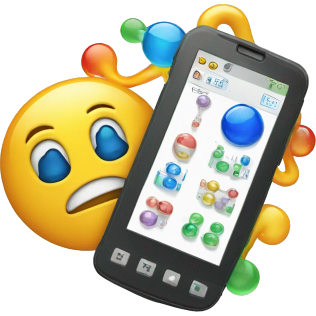 chemical elements and Mobil telephone emoji